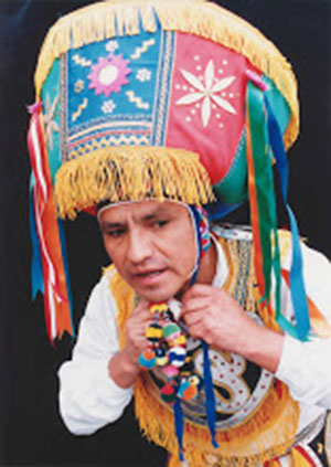 Javier Maraví Aranda representando a<em> Rasu-Ñiti</em>