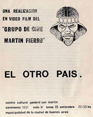 Afiche de El Otro país (1987)