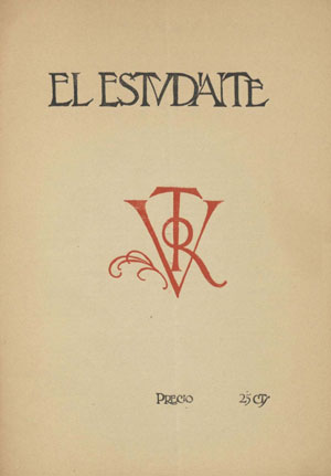 Portada de <em>El Estudiante</em> (Salamanca), núm. 2, 10-05-1925