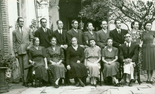 Imagen 5. Hermanas y hermanos Sámano Serrato, ca. 1940. Autor: desconocido. Colección particular