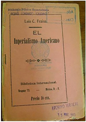 Luis C. Fraina. El imperialismo americano