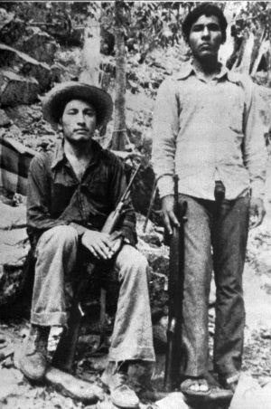 Imagen 1. Lucio Cabañas Barrientos y Pedro Hernández Gómez. Anónimo.