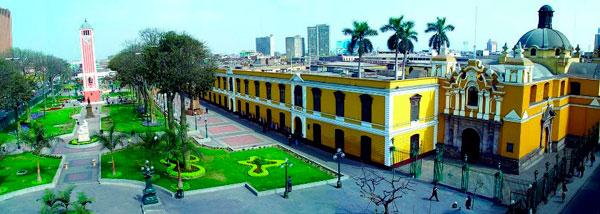 Imagen 4. La Universidad Nacional Mayor de San Marcos y el Parque Universitario.