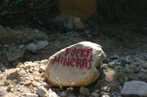 Imagen 11. La lucha contra la imposición minera. Foto de Lilián González.