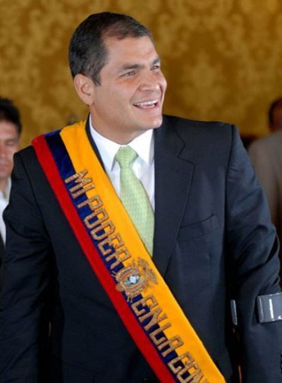Imagen 4. Presidente Rafael Correa