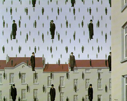 Rene Magritte: Golconde