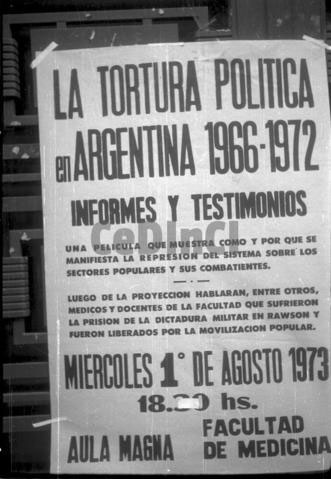 Imagen 21. <em>Informes y testimonios de la tortura en la Argentina</em> (1973)