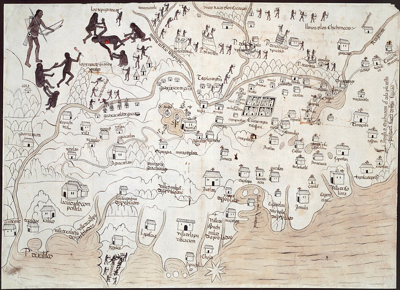 Mapa de Nueva Galicia, 1550