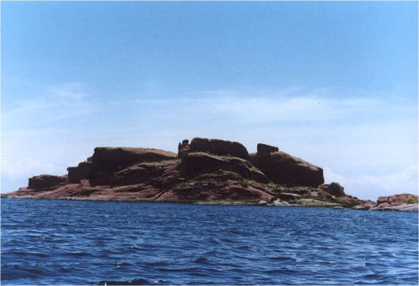 Isla Yacanani, en el Lago Titicaca (Lago Sagrado)