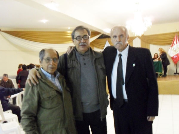 Juan Maldonado, Ricardo Melgar y Edmundo Panay, Lima, 24 de noviembre de 2010