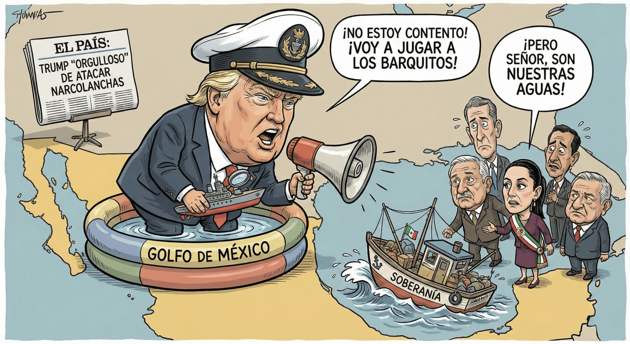 10 Ejemplos de Caricaturas Políticas Actuales en 2025 y su Análisis